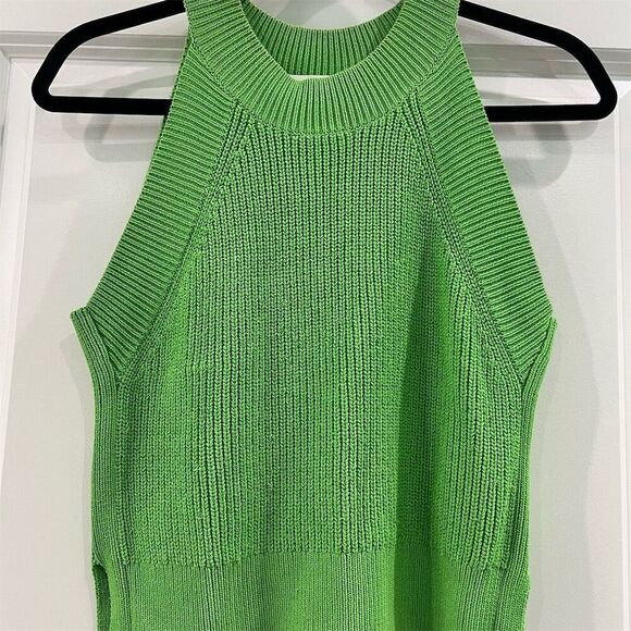 Wilfred Tops - Wilfred Women's XS Green Sleeveless Halter Knit Tank Top Casual